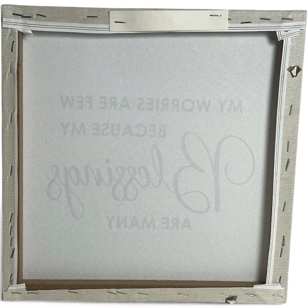 NEW- Inspirational Wall Art with Black Frame 12 X 12